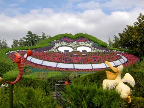 image Gato de Chesire en Dineyland París (Francia)