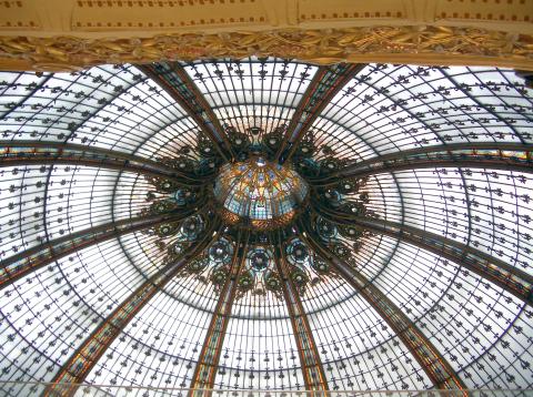 image Bóveda Galerias Lafayette Haussmann, París (Francia)