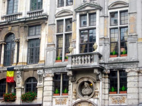 image Fachada de una casa gremial en la Grand Place de Bruselas (Bélgica)