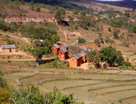 image Paisaje rural de Madagascar 
