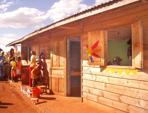 image Centro educativo en área rural de Madagascar