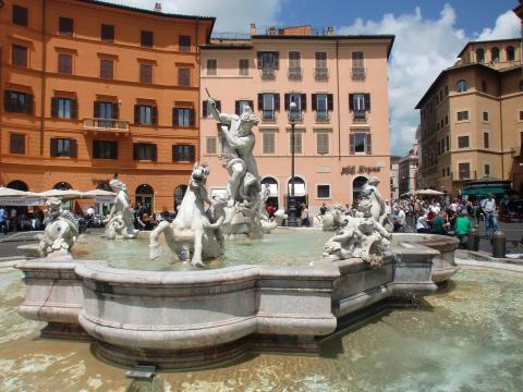 image Fuente de Neptuno, Roma (Italia)