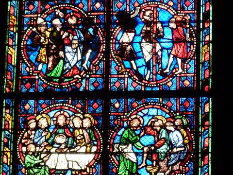 image Vidriera de la catedral de Tours
