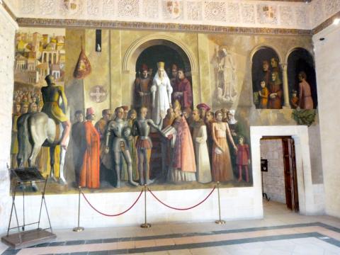Pintura del Alcázar de Segovia 