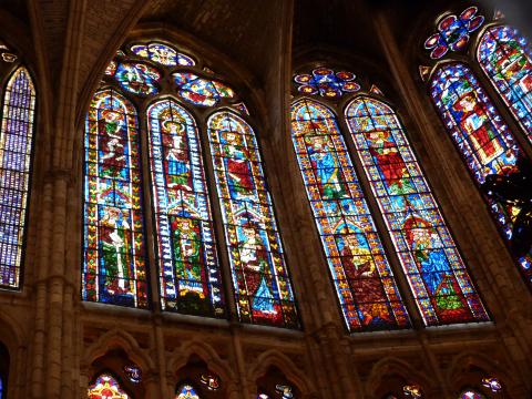 image Vidrieras de la catedral de Santa María de Regla de León. 