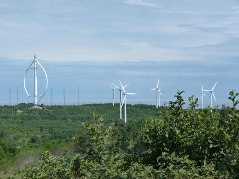 image Parque eólico en Quebec
