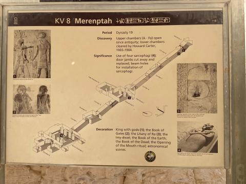 image Mapa tumba de Merenptan