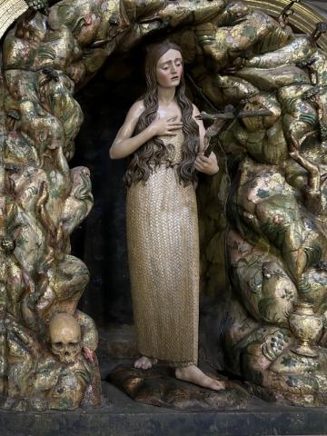 image Escultura Magdalena penitente, Iglesia de San Miguel y San Julián (Valladolid). 