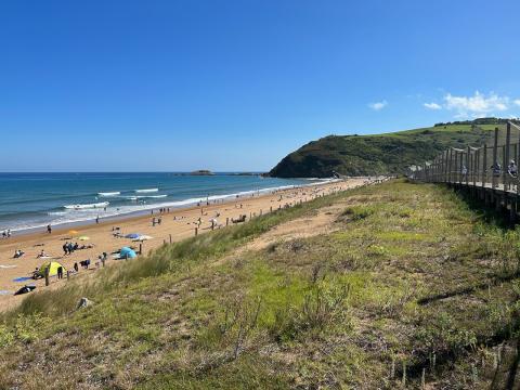 image Playa de Zarautz, Guipúzcoa (España)