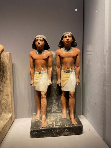 Escultura de egipcios