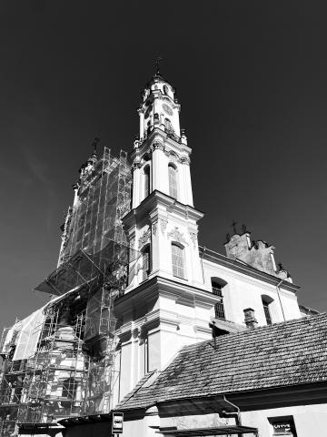 image Fachada De la Iglesia de la ascensión del señor de Vilnius