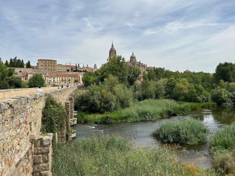 image Río Tormes y Catedral Nueva de Salamanca