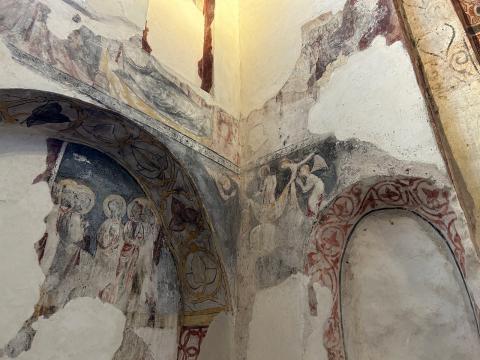 image Frescos de la mezquita del Cristo de la Luz de Toledo