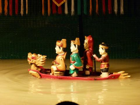 image Teatro de marionetas de agua vietnamita