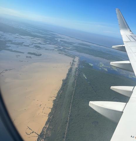 image Tonlé Sap desde el avión