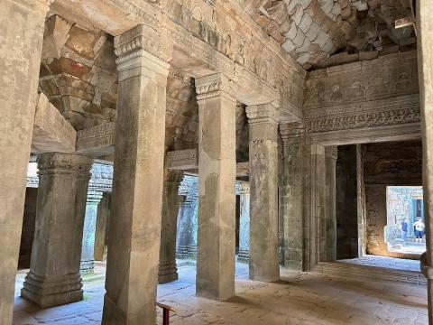 image Interior de templo de Ta Prohm