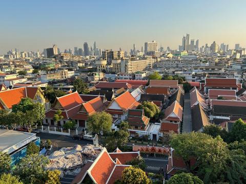 image Bangkok desde la montaña dorada