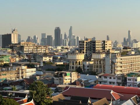 image Bangkok desde la montaña dorada