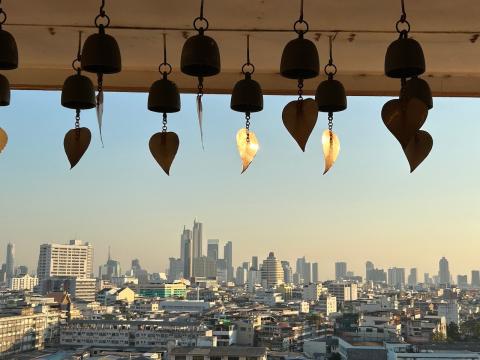 image Bangkok desde la montaña dorada