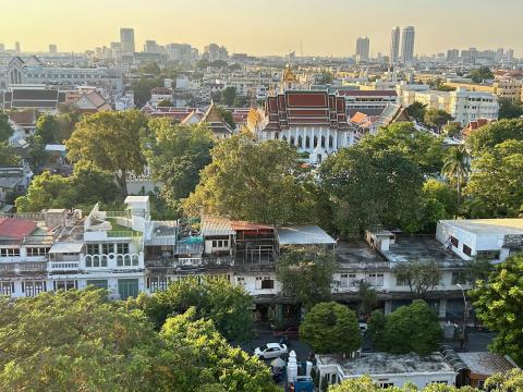 image Bangkok desde la montaña dorada