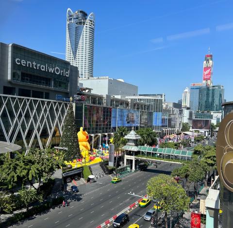 image Bangkok desde el sky-train