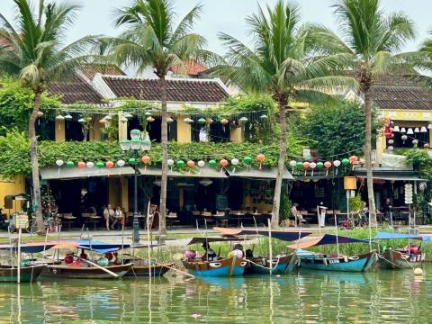 image Ribera del Río Thu Bon en Hoi An