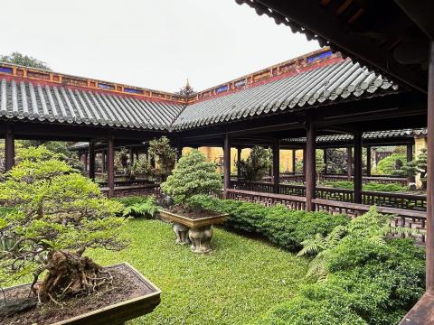 image jardin Thieu Phuong de la ciudad imperial de Hué
