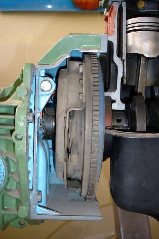 image Embrague de diafragma. Sección