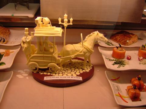 image Figura hecha con mantequilla, Londres