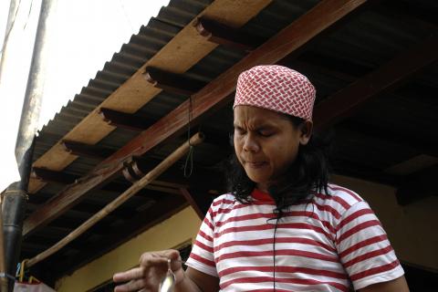 image Fiesta del día de la Independencia en el barrio de Ciliwung, Yakarta, Indonesia