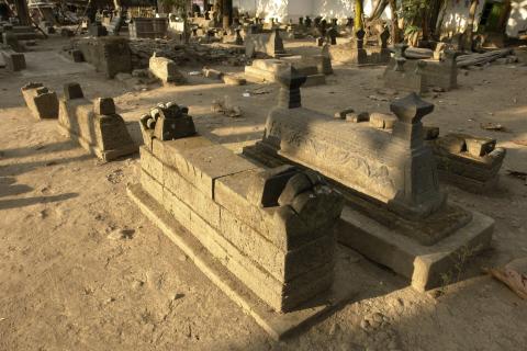 image Cementerio musulmán en Yogyakarta, Indonesia
