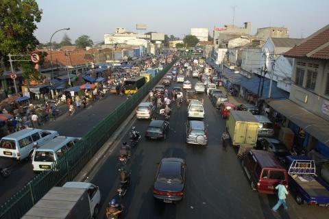 image Tráfico de Jakarta, Indonesia