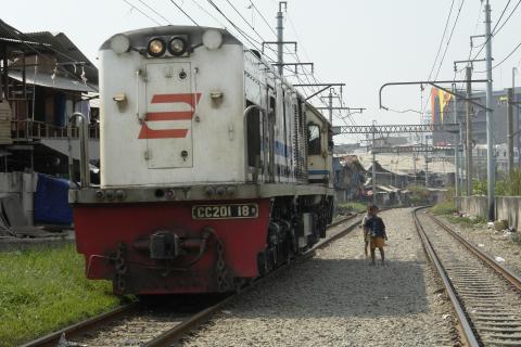 image Tren en Mangadua, Yakarta, Indonesia