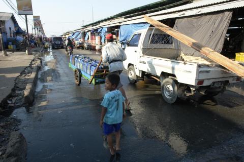image Calles de Muara Angke, Yakarta, Indonesia