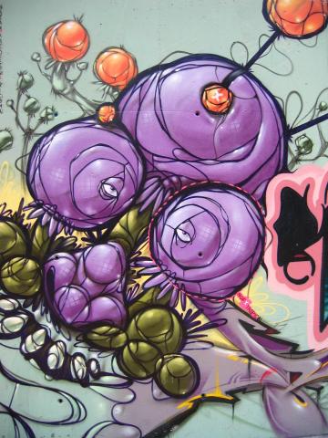 image Grafiti en el Parque de les Tres Chimeneas, Barcelona