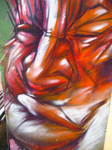 image Grafiti en el Parque de les Tres Chimeneas, Barcelona