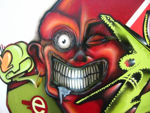 image Grafiti en Cangas de Morrazo, Pontevedra