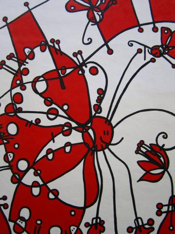 image Grafiti en el Mercado Viejo de Ibiza