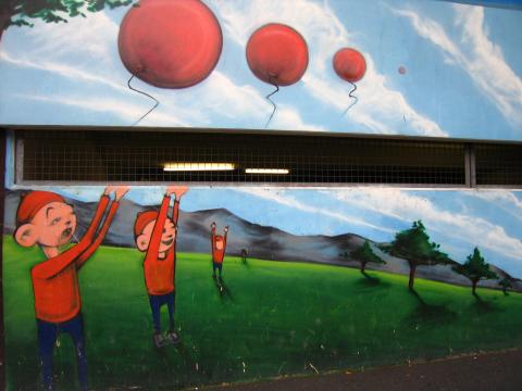 image Grafiti en Lausanne, Suiza