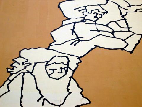 image Grafiti en Nuevos Ministerios, Madrid