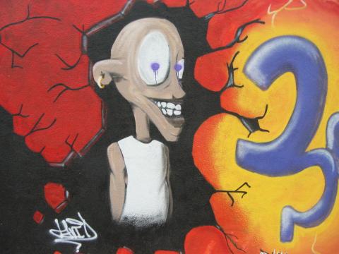 image Grafiti en Mataró, Barcelona