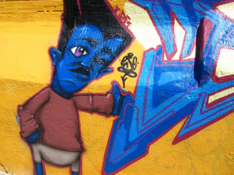 image Grafiti en Mataró, Barcelona