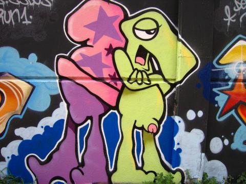 image Grafiti en Mataró, Barcelona