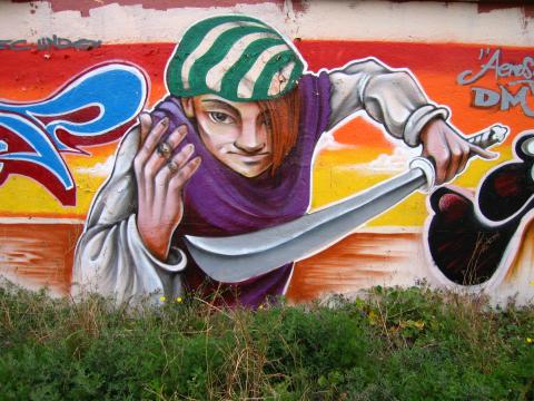 image Grafiti en Mataró, Barcelona