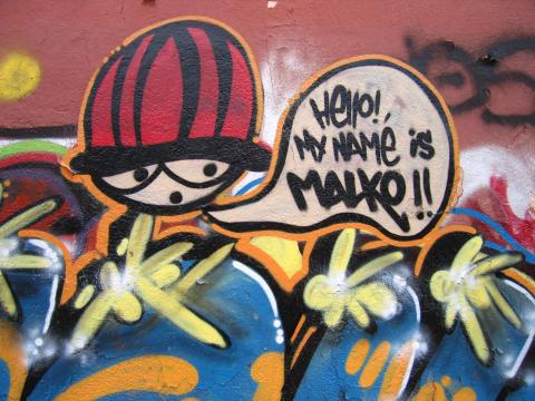 image Grafiti en Mataró, Barcelona