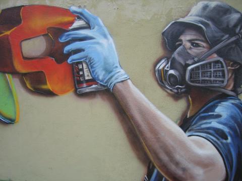 image Grafiti en Mataró, Barcelona