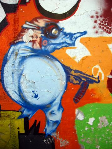 image Grafiti en Olot, Girona