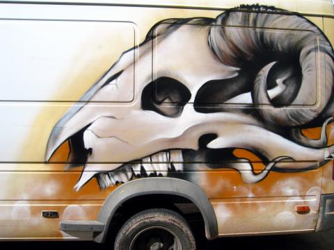 image Grafiti en Olot, Girona