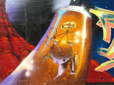 image Grafiti en Vilassar de Dalt, Barcelona