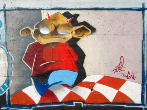 image Grafiti en Vilassar de Dalt, Barcelona